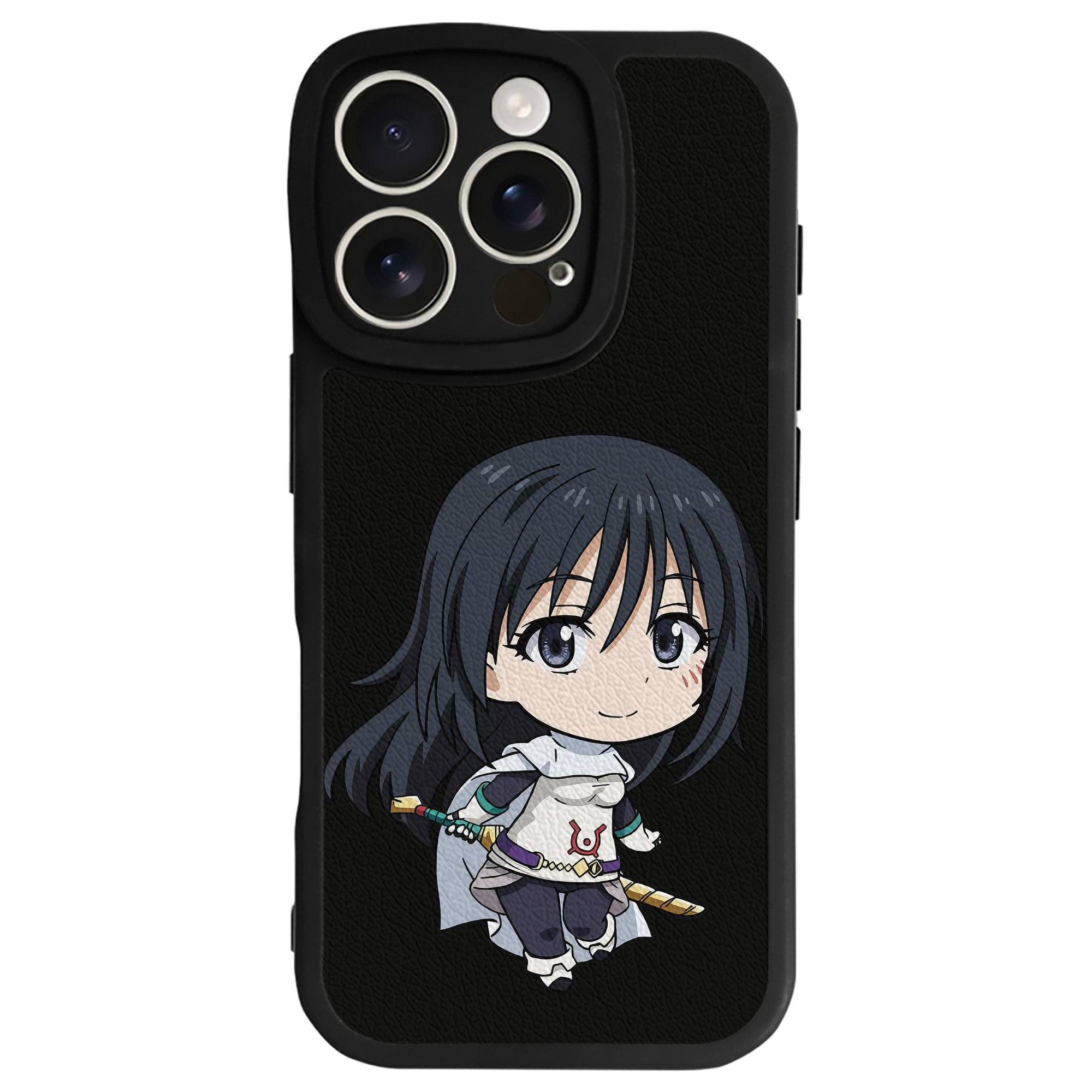 （画像用） 転スラ Regarding Reincarnated to Slime 【iPhone 16シリーズ対応】シリコンスマホケース（レザー調） 材質：シリコン